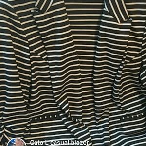 Cato striped blazer
